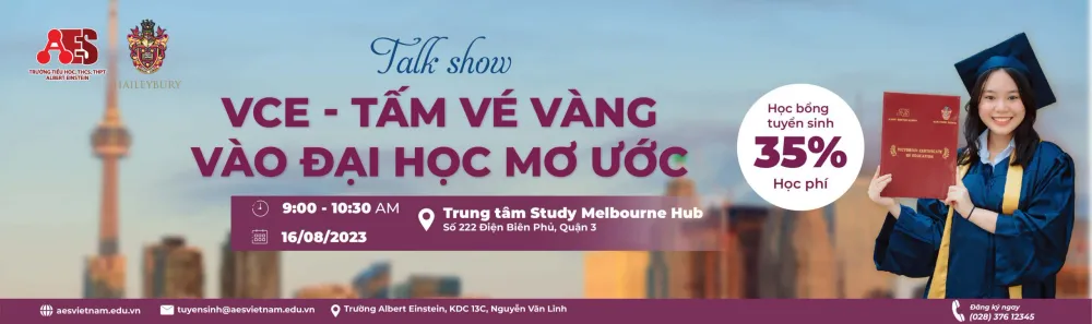 Talk show “VCE - Tấm vé vàng vào Đại học mơ ước”