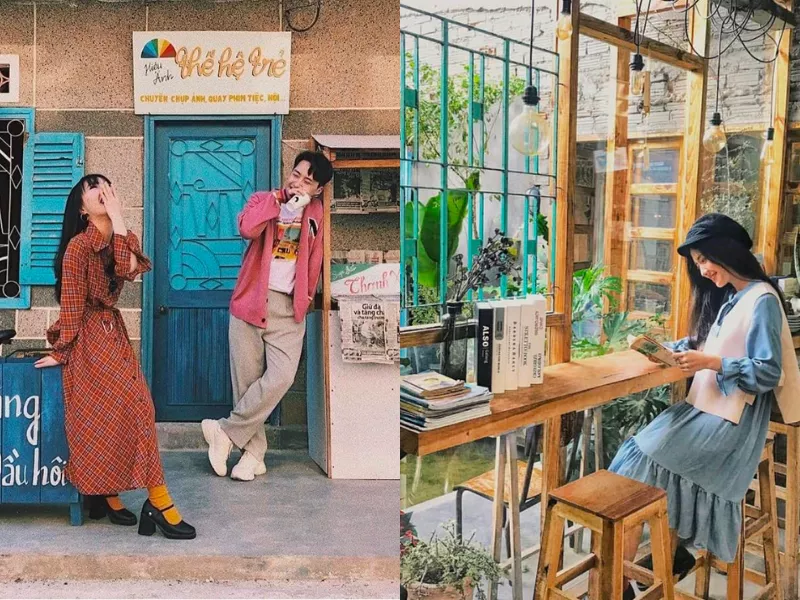 Lập team check-in những quán cà phê phong cách retro xưa cũ tại Đà Lạt