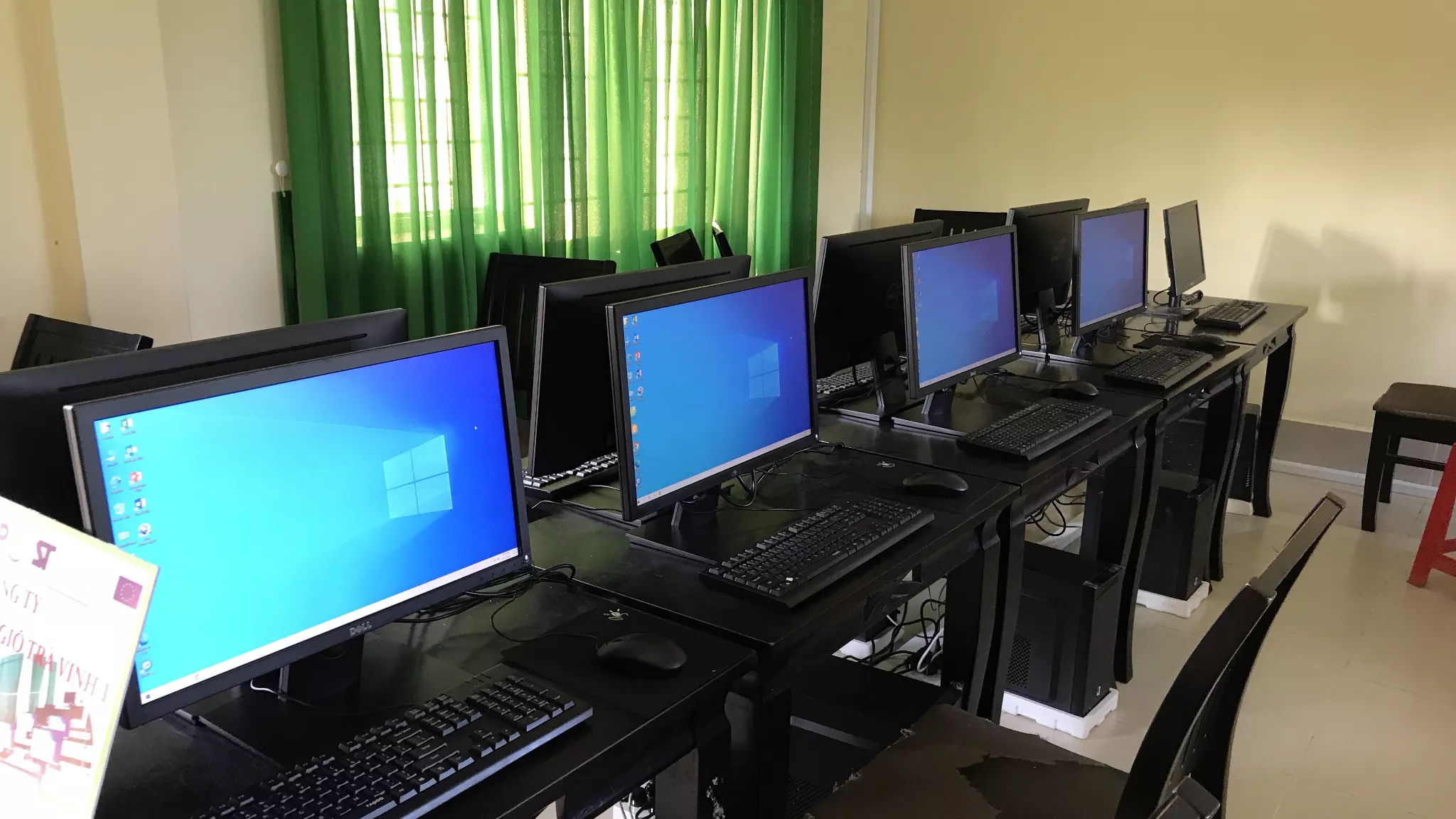 Picture 2: The computers at school (Photo courtesy of TWPC)